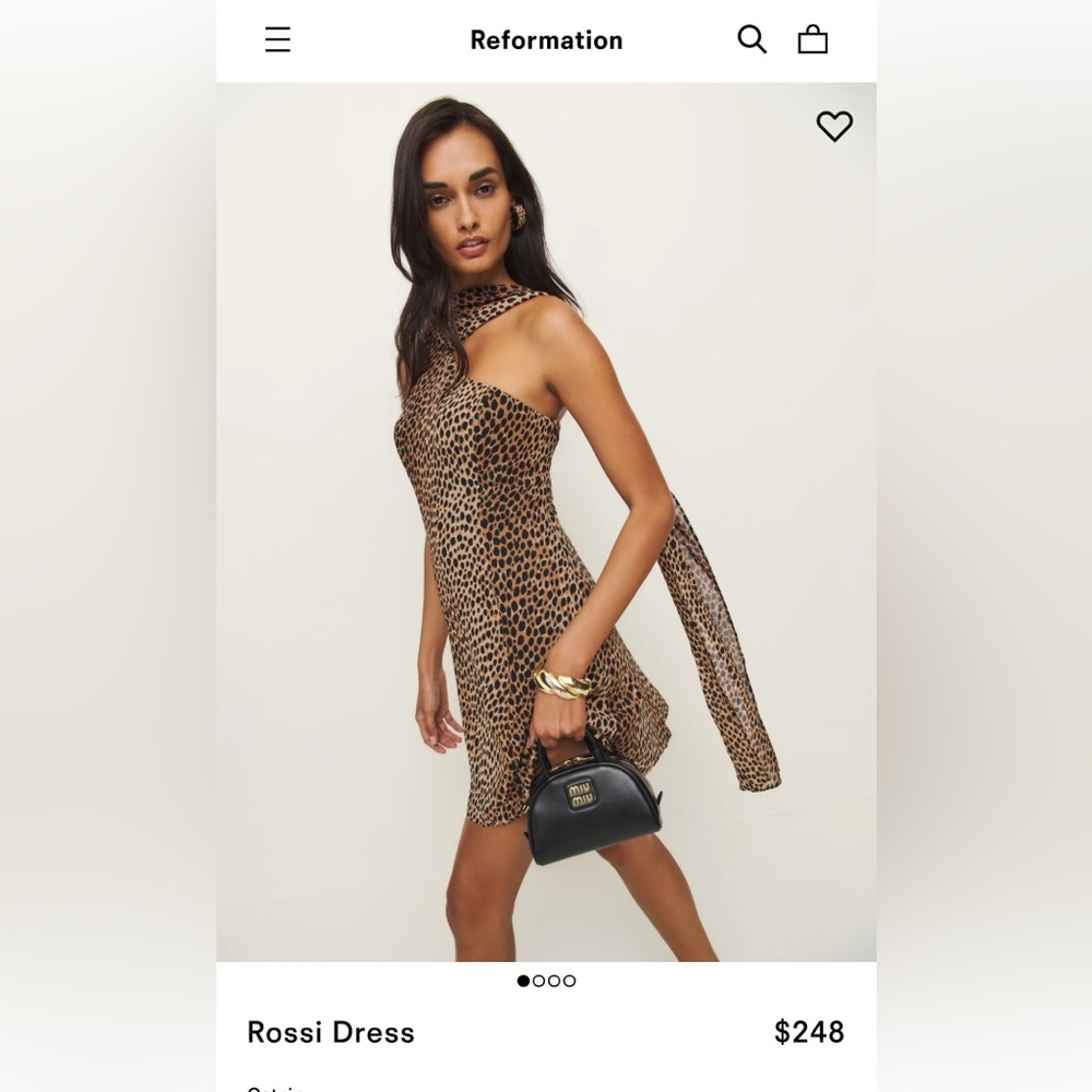 Reformation Rossi dress size 10